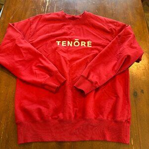 Tenōre Red Logo Crewneck Sweatshirt Size L